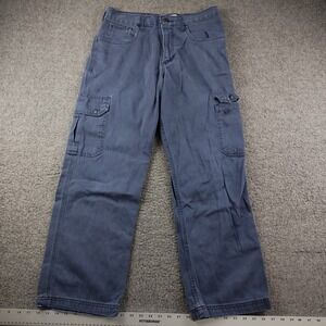 LAPCO Cargo Pants Mens 31x30 FR Flame Resistant Blue Workwear